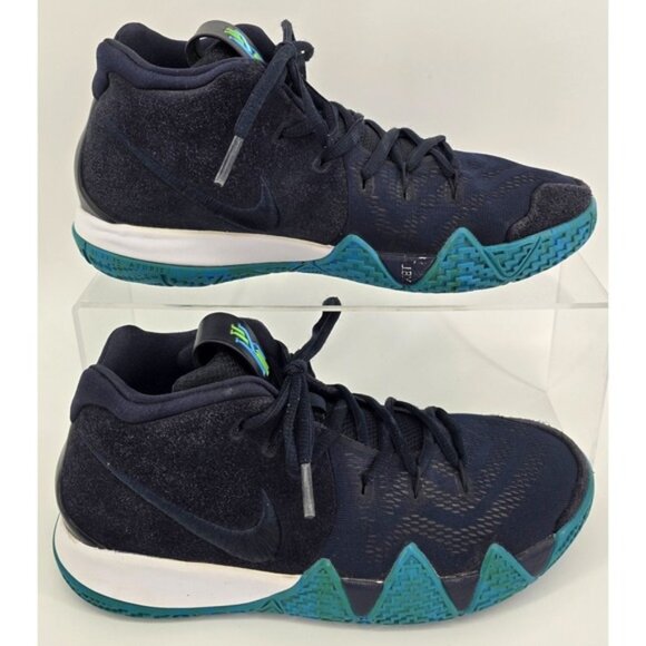 Nike Kyrie 4 GS Youth Sz 6Y Basketball Shoes Mid Dark Obsidian Navy Womens 7.5 - Picture 1 of 8